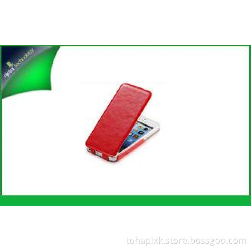 Elegant Iphone 5s Vertical Leather Cell Phone Cases Magneti